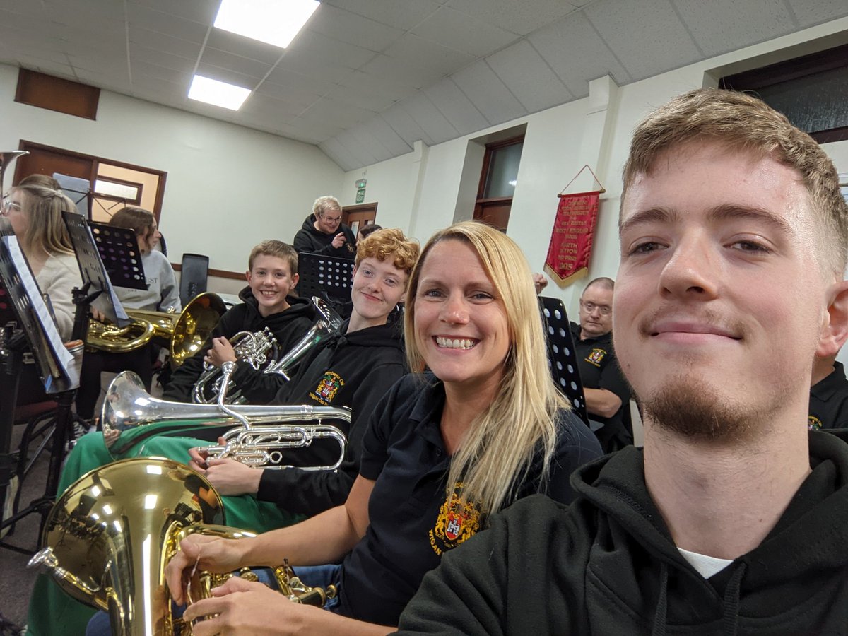 smartheadteach's tweet photo. Well, we're here - National Brass Band finals contest eve! #teameuph and #teambari #brassband #finals https://t.co/oklSft362W