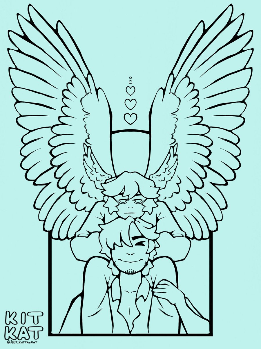 Lineart for a collab I'm doing with the beloved @TiredParrot 

#grianfanart #goodtimeswithscarfanart #desertduofanart 