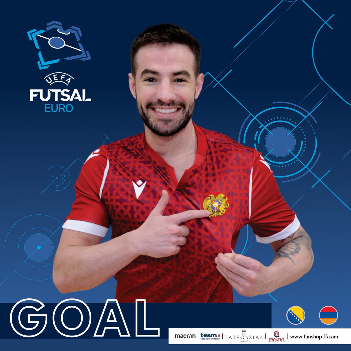 OfficialArmFF's tweet photo. ROZENSKI
ROZENSKIIIIIII
ROZENSKIIIIIIIIIIII
Armenia takes the lead!!!
⏱️37'
🇧🇦BIH 2-3 ARM🇦🇲
#futsalWC #Futsal #Armenia #Հայաստան #ArmeniaFNT #BIHARM 🇧🇦🇦🇲 https://t.co/Zc9wzfFhkt