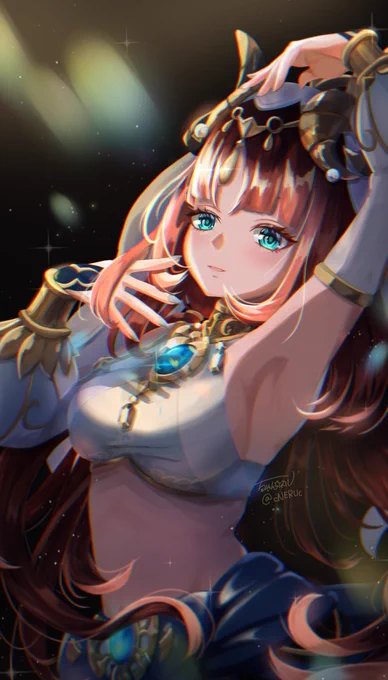 踊ってるニィロウちゃんかわいいよぉおお#原神 #GenshinImpact #Nilou 
