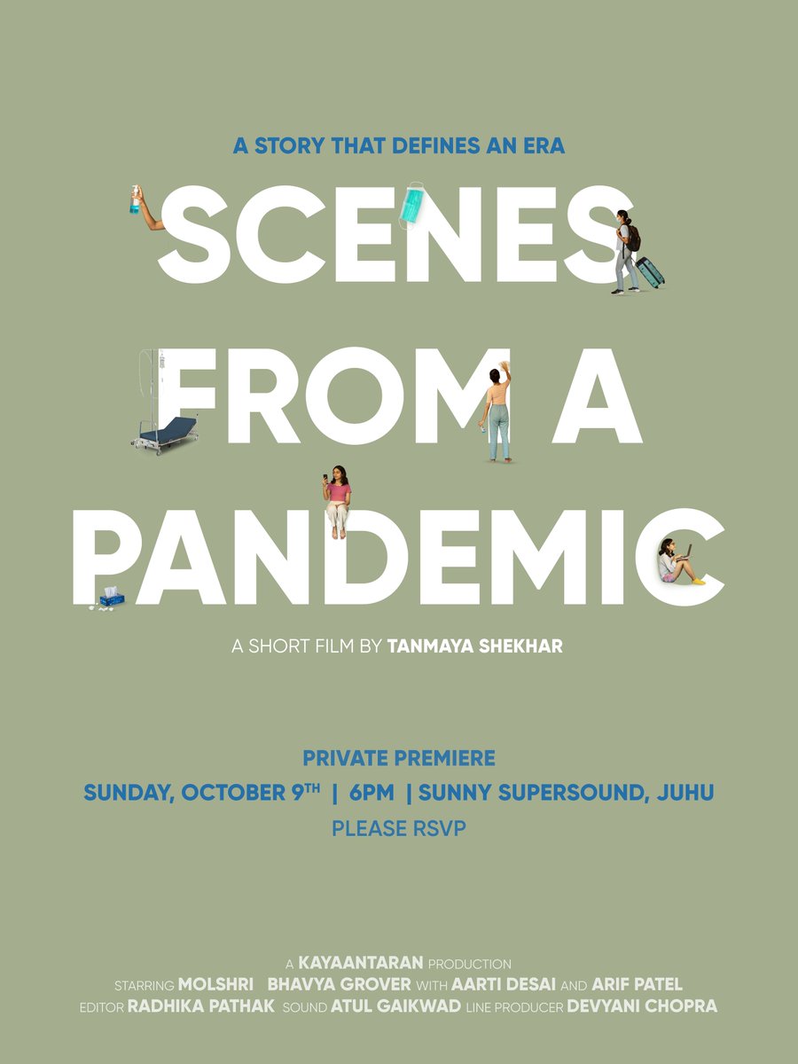 shekharian's tweet photo. @_GouravAdarsh Hey Tanmaya here :) We met at the Kiss screening! Would love to invite you to the screening of Scenes from a Pandemic on Sun, Oct 9! https://t.co/JoMuuybDN7