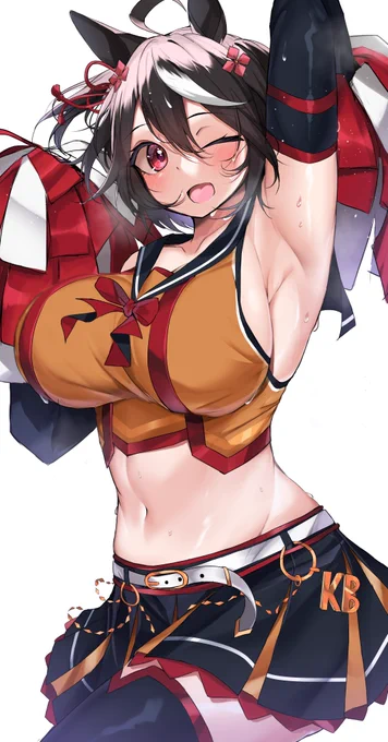 #ウマ娘 #ウマ娘プリティダービー キタサンブラックverチアガール(再掲) 