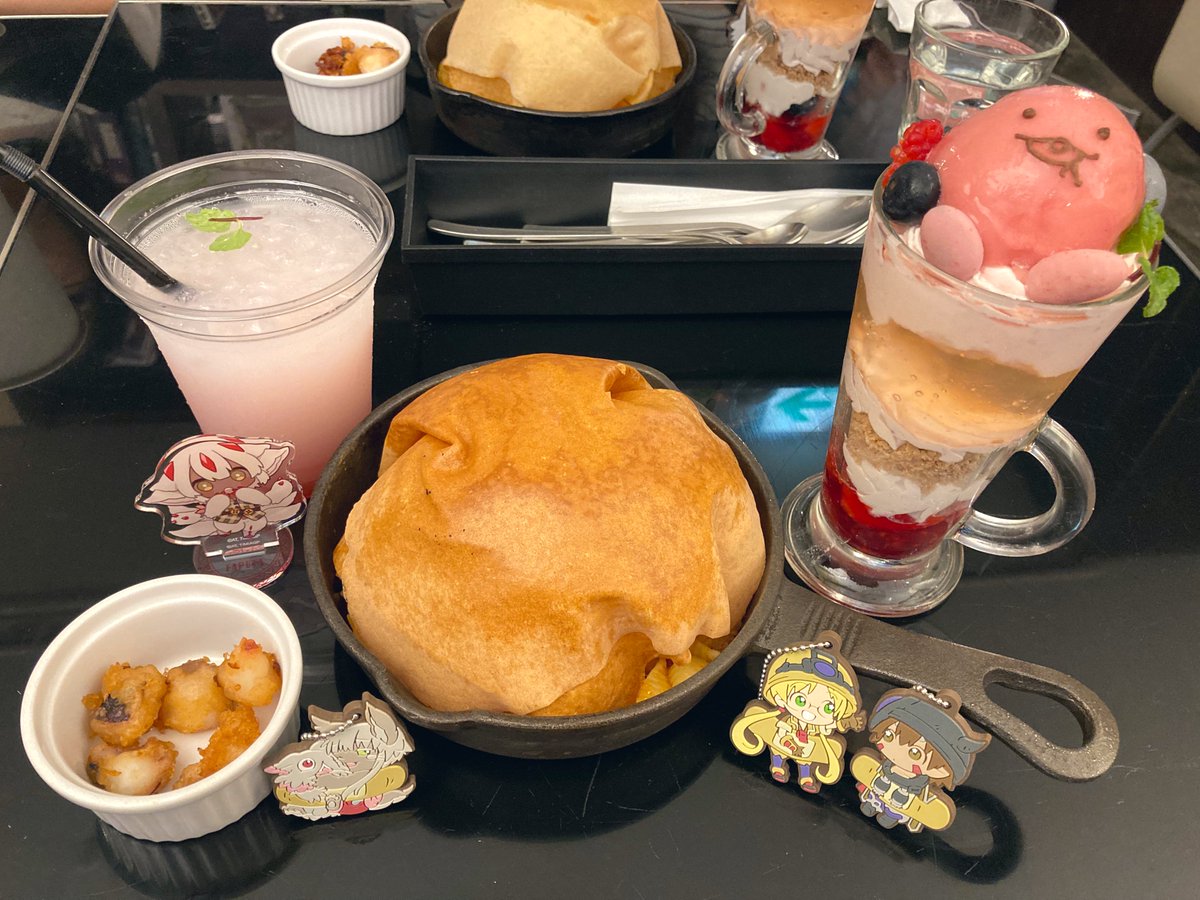 「そしてカフェマアアさんのパフェよだれあるパターンとないパターンとどっちくるかなっ」|るく🌸のイラスト
