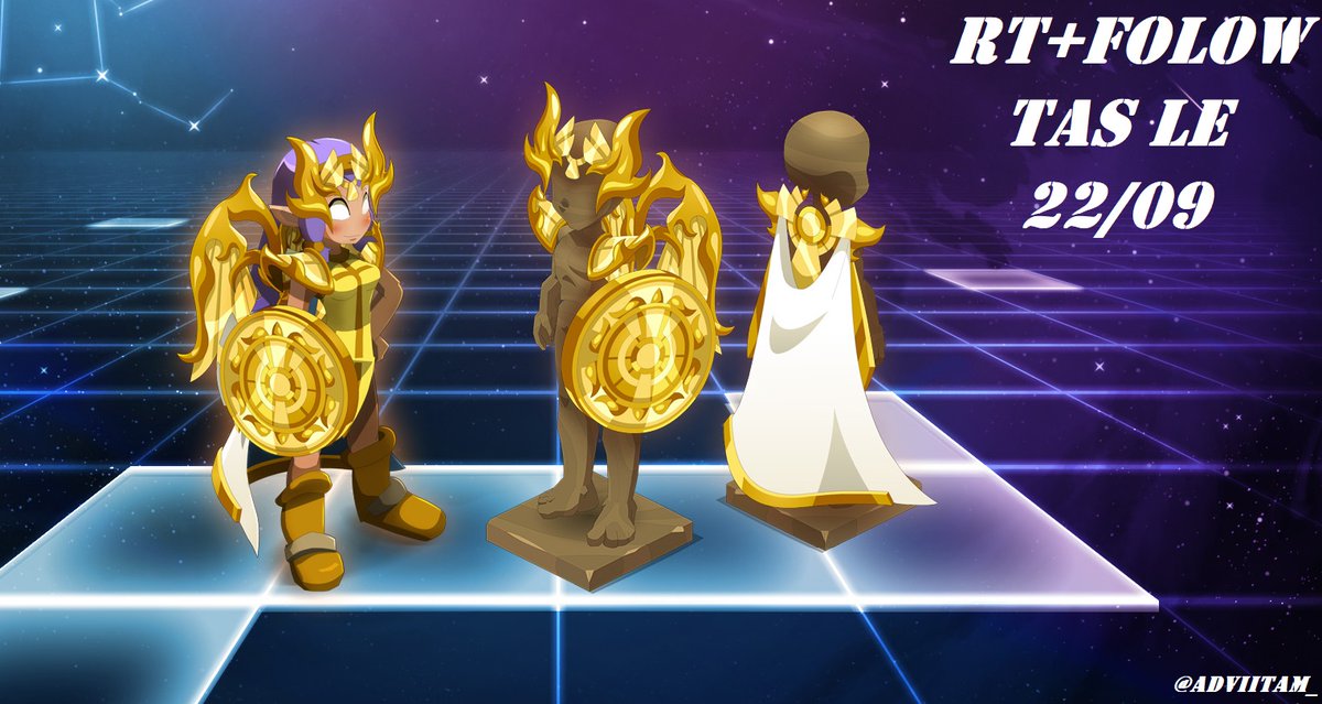 Adviitam_'s tweet photo. Hop là , concours à peine terminé on enchaine avec la nouvelle panoplie créée pour la Dofus World Cup !

2 Pack à gagner

RT+FOLLOW
TAS LE 22/09 https://t.co/gOvwlxSvJI