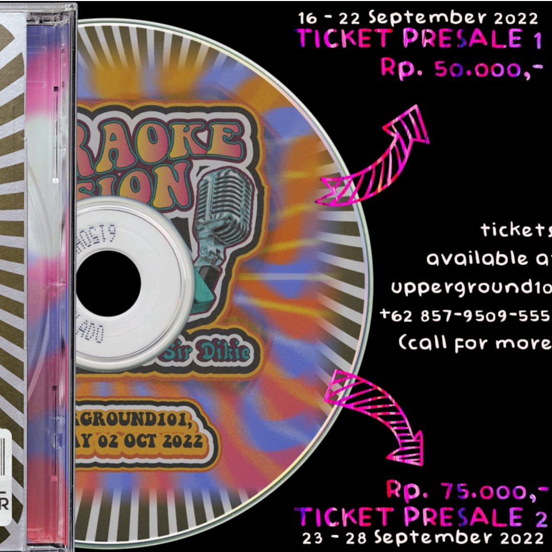Karaoke season with Che Cupumanik &amp; Sir Dikie 2 Oct 22 at Upperground101 Cimahi Utara,Be there #eventbandung #eventcimahi #checupumanik #sirdikie #karaokeseason