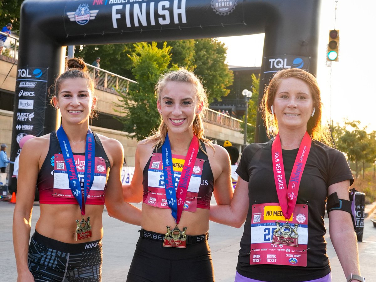 The results are in! Congratulations to the top Hudepohl 7K finishers! William Doering (22:32.8), Luke Ogden (23:38.8), Tristan Tapia (23:40.0, Kaylee Wessel (25:10.5), Katarina Smiljaned (25:32.2), Megan Francus (27:53.8)