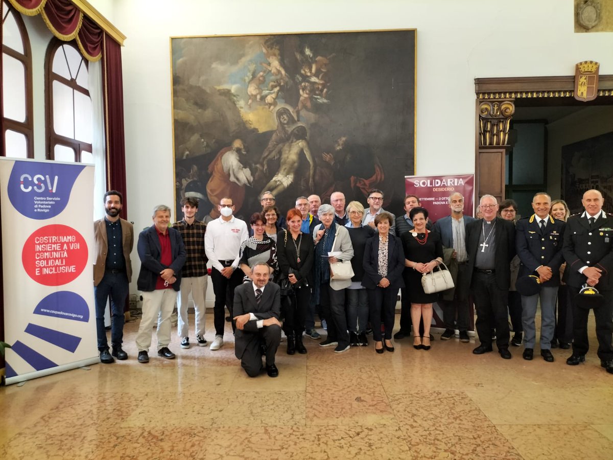 Inaugurata la 5^ edizione di #Solidaria con le associazioni e le autorità.
Insieme per costruire comunità solidali e inclusive
<a href="/comunepadova/">Comune di Padova</a> @comunerovigo
