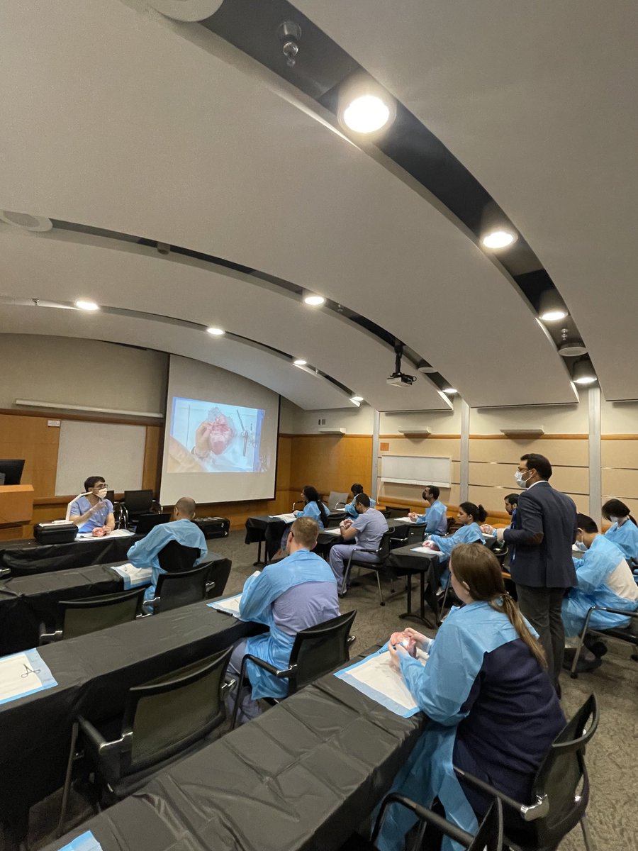 omwazni's tweet photo. Hands on heart dissection ⁦with Dr. Houmsse and Dr. Nakhla at the Cleveland Early Fellows Hands-On Course ⁦@CleClinicMD⁩ ⁦@TallRoundsTM⁩    ⁦@BaylisMedical⁩ ⁦@BSCCardiology⁩ https://t.co/hGN3nWPWMO