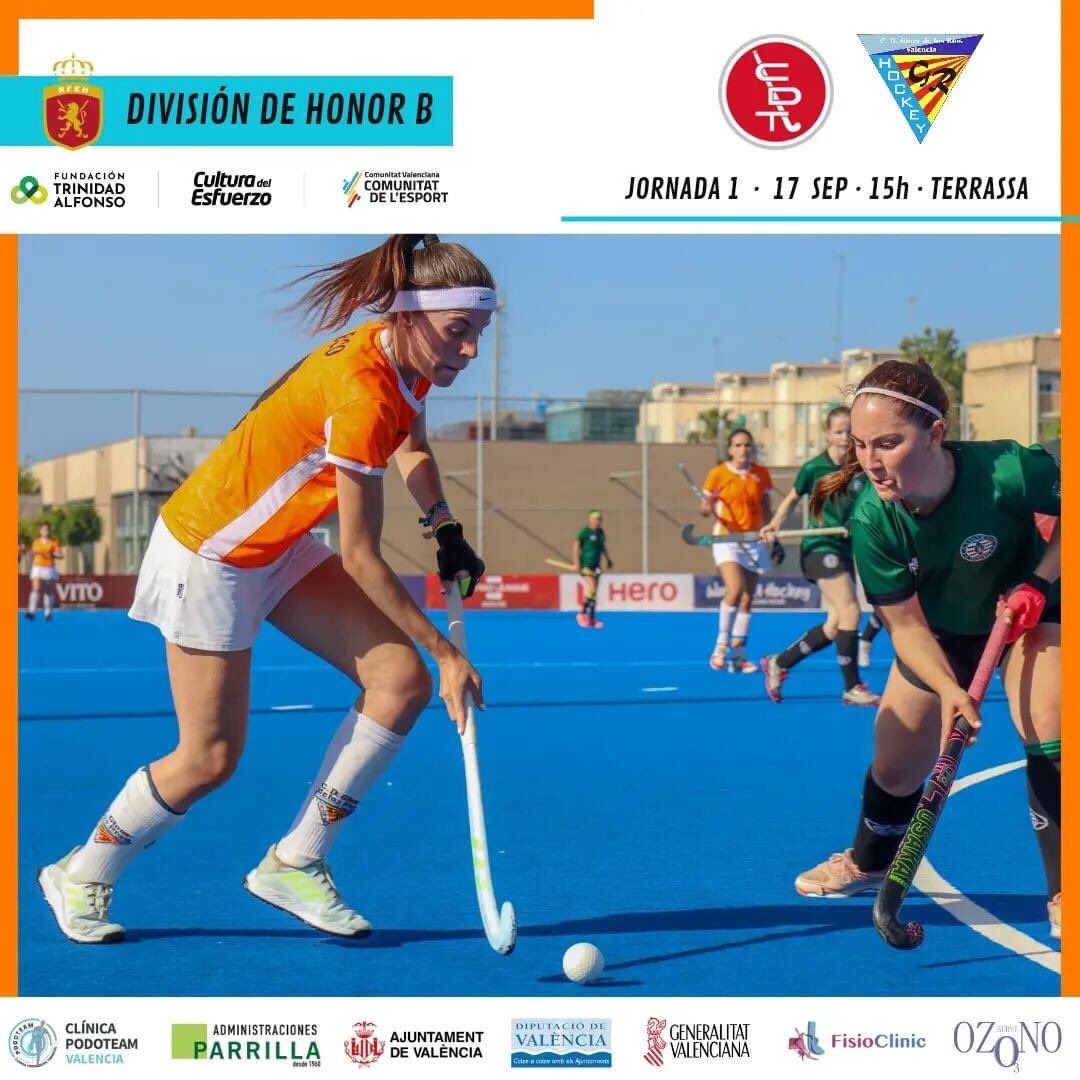 Un sueño cumplido: nuestras chicas se estrenan en #HockeyDHB 🤩
¡A por todo, jugadoras 💪!
#comunitatesport
<a href="/comunitatesport/">Comunitat de l'Esport</a> <a href="/FTA_CV/">Fundación Trinidad Alfonso</a> <a href="/DeporteFem/">EsportiVA + Deporte Fem</a>