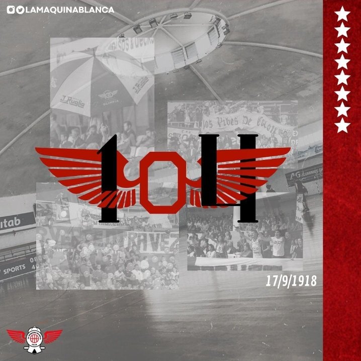 ¡¡¡Felices 104 años!!!
¡Arriba Olimpia !