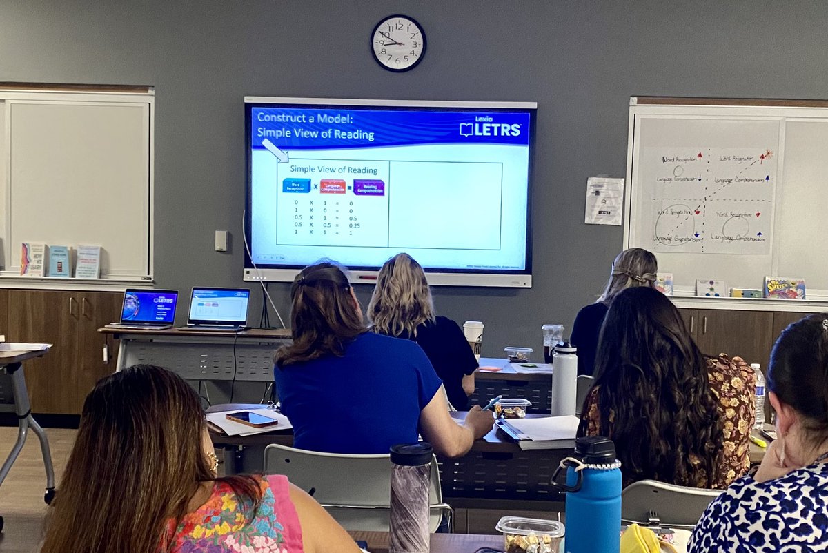What a motivated group of learners!It’s an honor to support NEISD ICs through volume one of LETRS. 📚

💥Knowledgeable teachers are the best defense against reading failure💥

#LETRS <a href="/VoyagerSopris/">Voyager Sopris</a> 
<a href="/ElemELAR_NEISD/">NEISD's Latest in Literacy</a> @MeganLMarquez