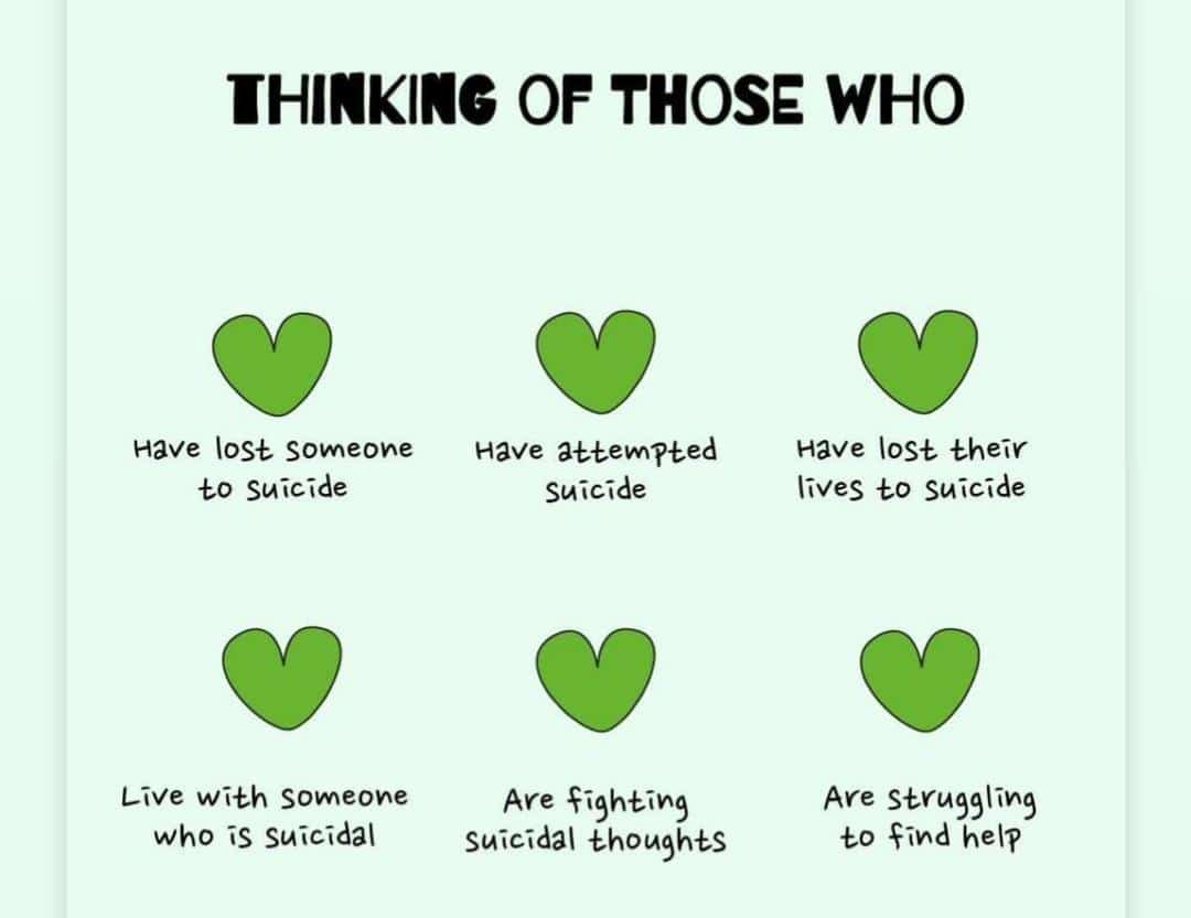 wild_jaynes's tweet photo. It's #suicide #awareness #month. So many people loose their lives to suicide just because they never got a listening ear. Can you choose to be that ear to your #friends and #family? https://t.co/iWjjZVk2tp