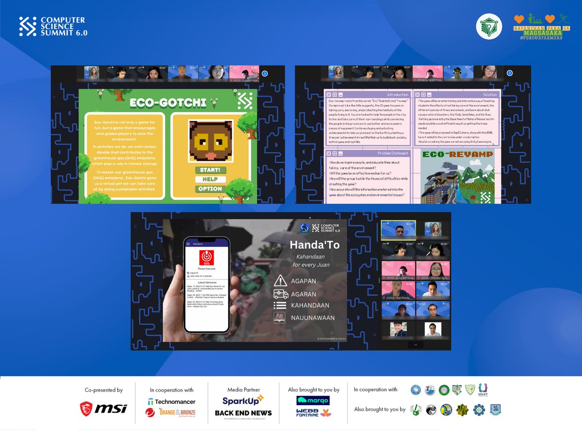 the_cssummit's tweet photo. Today we wrapped up the 6th iteration of the Computer Science Summit! Thank you for coming. We hope to see you again in the future 💙

The recording from from today’s livestream can be viewed on our FB page at https://t.co/5TGGTs1Uez

#TeknolohiyaParaSaMasa #CSS2022

1/3 https://t.co/LDzBl2hfSw
