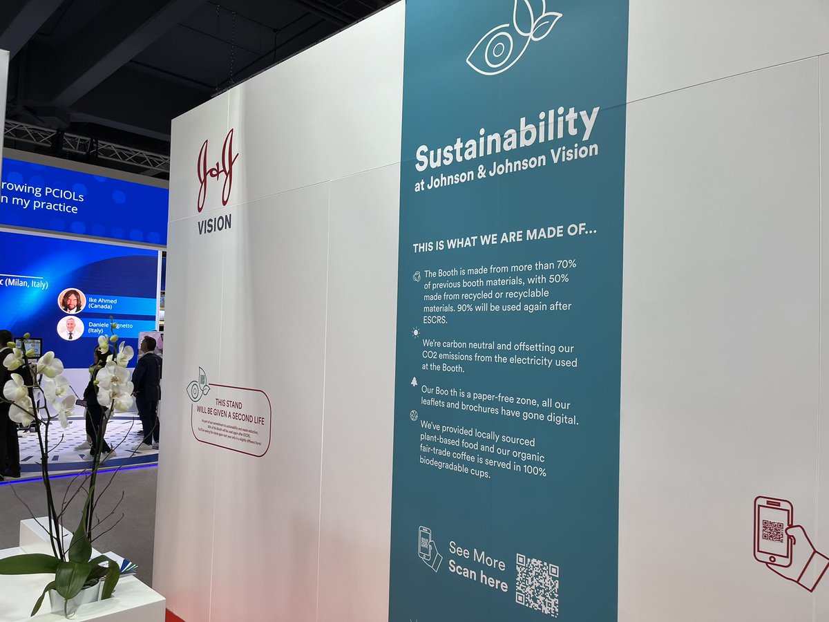 guybigwood's tweet photo. For too long healthcare has done nothing to minimise the footprint of their events. Climate is a health issue. We need more leaders like @ESCRSofficial, @vision_eyecare @JNJCares to show the way. #escrs2022. @GDSMovement https://t.co/aGQptDZ9GI