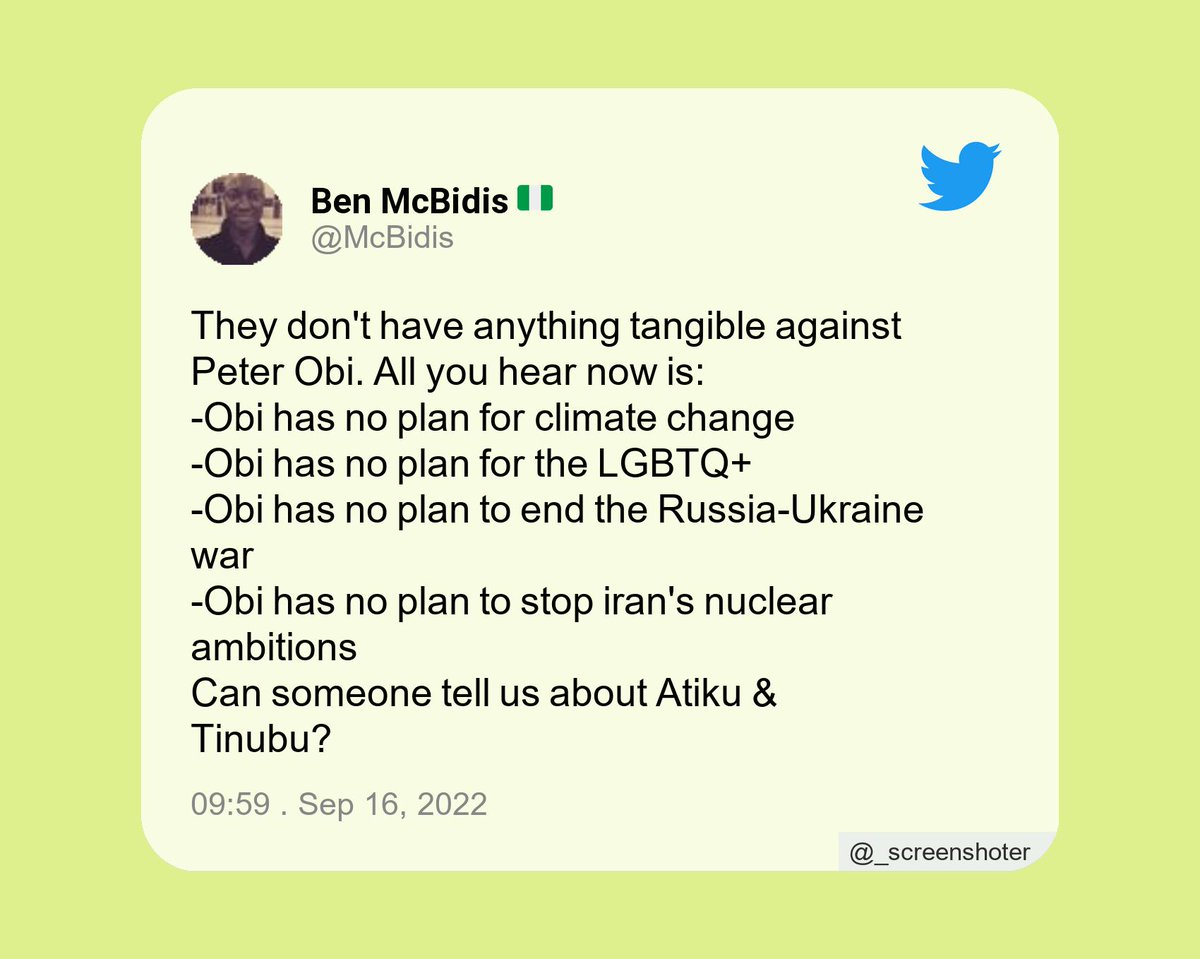 #PETER OBI FOR PRESIDENT 2023 tweet media