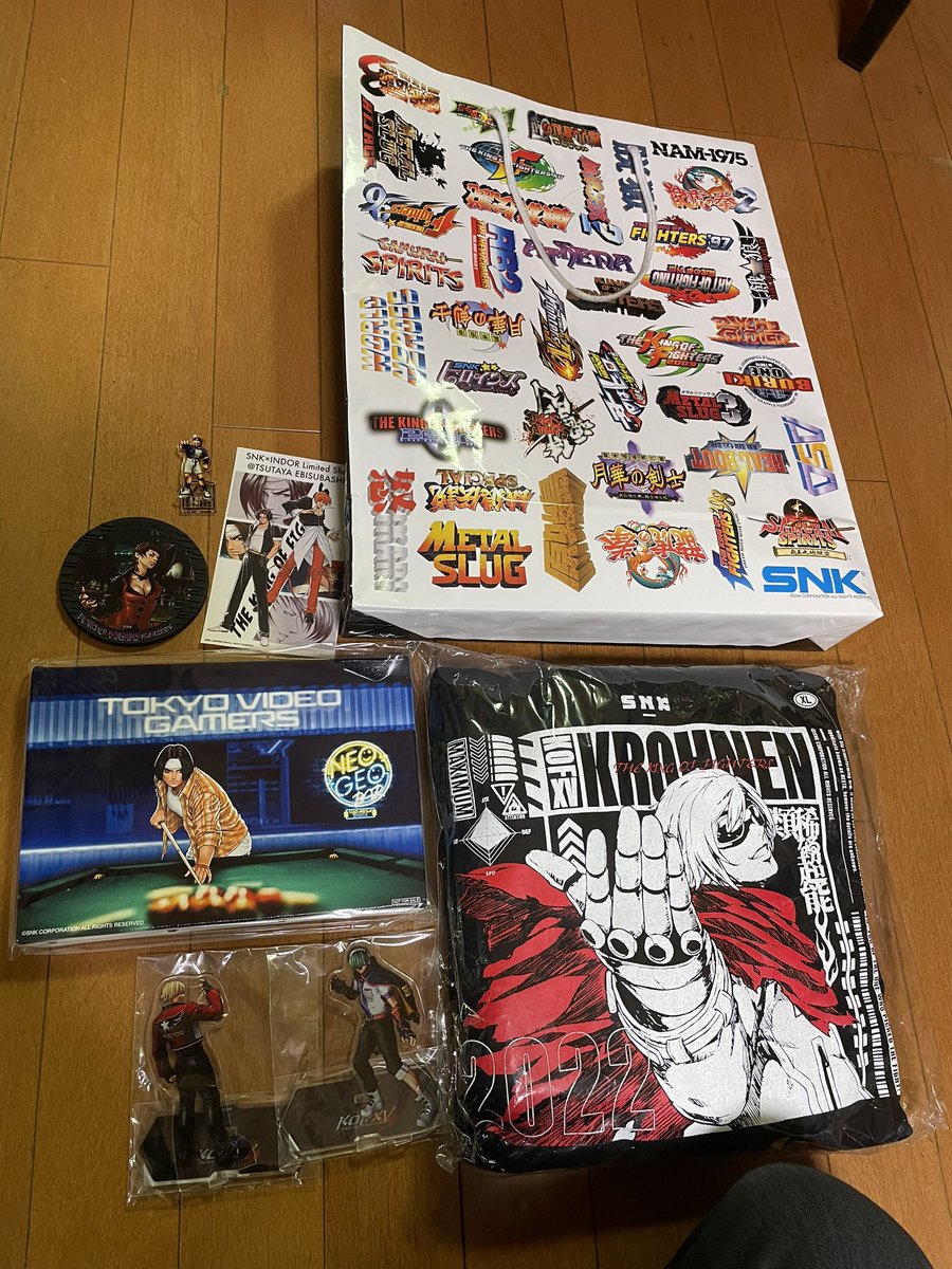 shi6ov70599's tweet photo. KOFグッズで買えなかったもの買えて満足
江坂の人はにくまんだった
 #NGGS2022 https://t.co/ujMus5aVa9