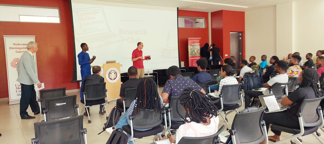 cmu_africa's tweet photo. The #Research Club was recently launched at CMU-Africa. Through the club, students will discover the different pathways available for researchers. They will also learn about the cutting-edge research projects being undertaken by CMU-Africa professors.
#StudentClubsAtCMUAfrica https://t.co/7n5A2SyIT4