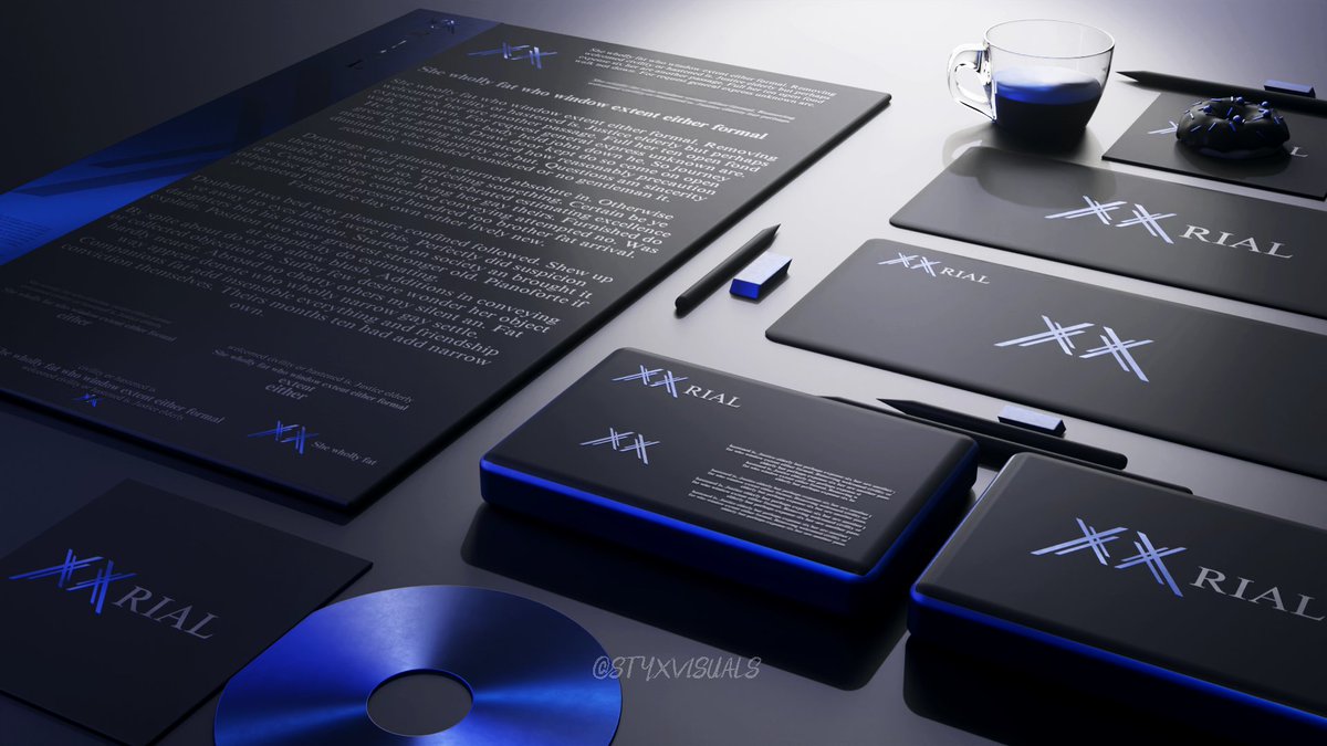 StyxVisuals's tweet image. Personal Project, Brand Design I Created!