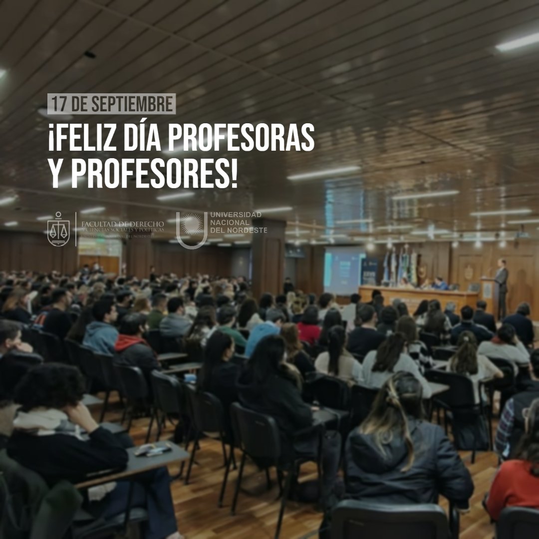 Derecho_Unne's tweet photo. 17 de septiembre 
¡Feliz día Profesoras y Profesores!📖🙌💪

⚖️ “Si no existe una vinculación espiritual entre el que enseña y el que aprende, toda enseñanza es hostil y de consiguiente infecunda. Toda la educación es una larga obra de amor a los que aprenden"
Manifiesto Liminar https://t.co/rvZVcY55PI