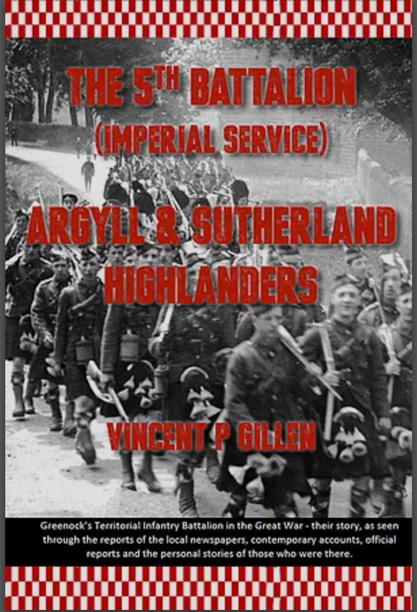 cartsburnbooks's tweet photo. Proud to have my book "Highly Commended" in the @Gallipoli100 President's Book Awards. The memory of the #5Argylls lives on. #Inverclyde #LocalHistory #Gallipoli https://t.co/rmqPXeUW3h https://t.co/3K1BNyDb6p