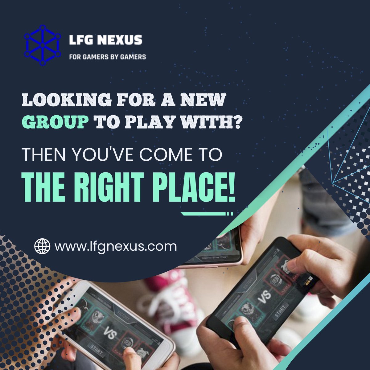 LfgNexus's tweet photo. We're LFG Nexus, and we want to help you connect with other gamers looking to play the same games as you. 

Let us help you find your next guild or game master! 

#gaming #gamer #pcgaming #gamers #gamingcommunity #youtube #streamer #follow #gaminglife #gamerlife #gameplay https://t.co/rtFKp3tSCv