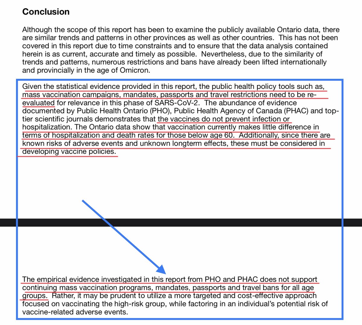 PaulMitchell_AB's tweet photo. The smoking gun…

The Trudeau Liberals were dead wrong about their Covid-19 vaccine assumptions and policy. They knew they were wrong (since their own study told them in June). And, they kept moving ahead anyway.

The Trudeau Liberals are despicable. https://t.co/3MI08E0nHc
