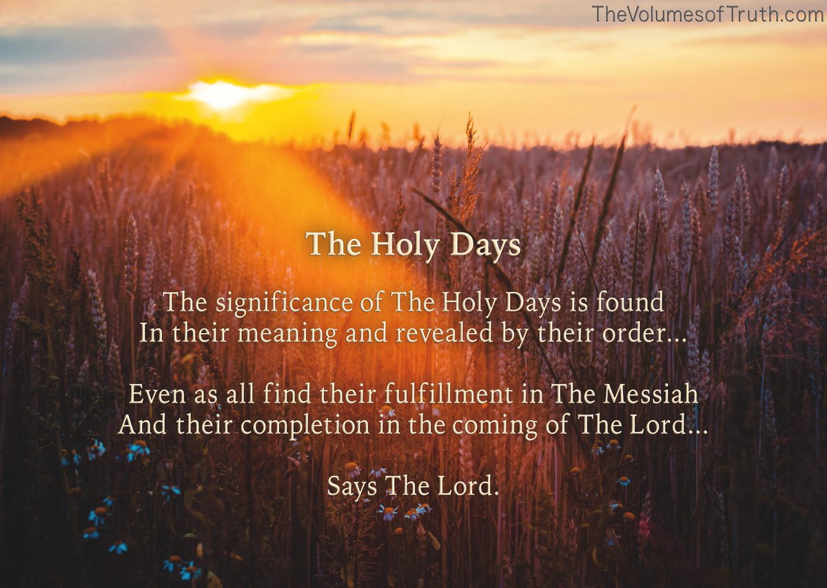 TheTimeHasCome7's tweet photo. Words To Live By: Part Two - More Words of Wisdom From The Lord, Our God and Savior - The Volumes of Truth https://t.co/chcI8So2Ih
#TheVolumesofTruth #Prophecy #YAHUWAH #YahuShua #Jesus #TheWordofTheLord #WordsToLiveBy #Psalms #Proverbs #TheHolyDays #Sabbath #TheFeastsofTheLord https://t.co/jo6Xh58xFk