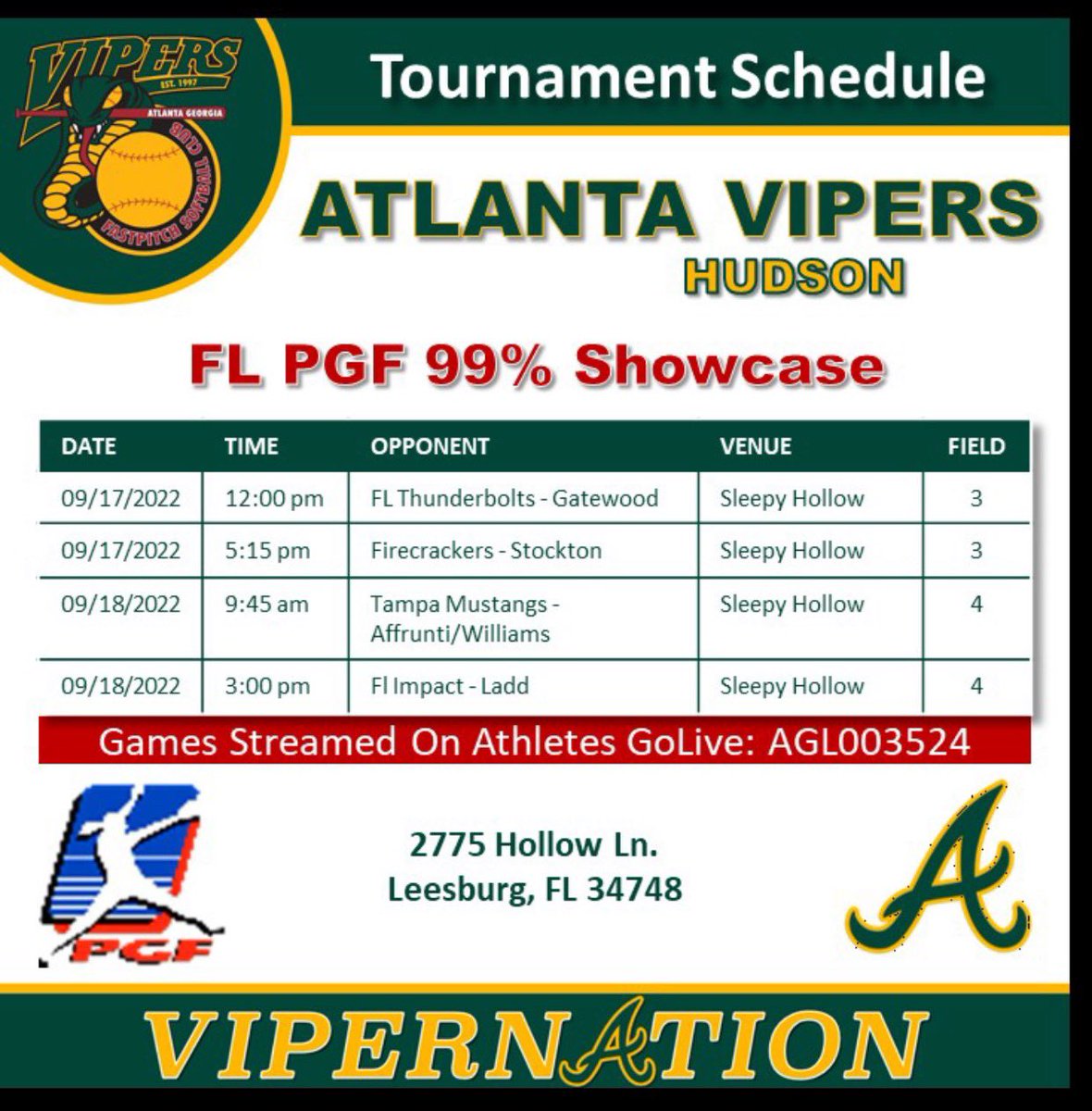 Piper Hofmann 2023 (@piperhofmann05) on Twitter photo Epic weekend ahead of us!!! Ready to show out with my team. <a href="/AtlVipersHudson/">ATLVipers '05 Hudson</a> #vipernation Epic weekend ahead of us!!! Ready to show out with my team. <a href="/AtlVipersHudson/">ATLVipers '05 Hudson</a> #vipernation
