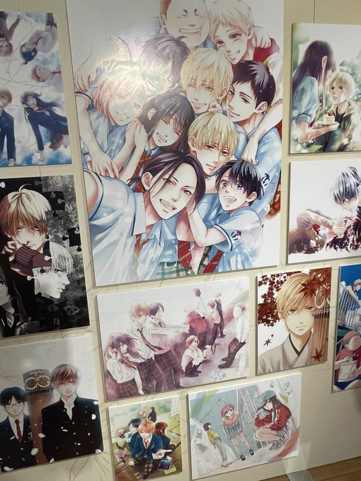 渋谷のタワレコでこの音とまれ!展がやっておったので。。。アミュー先生の絵が好き過ぎる… 