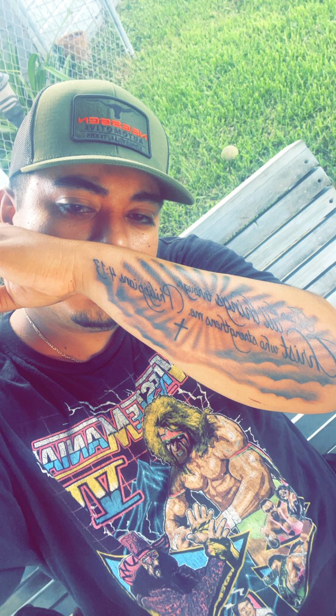 mattmacias34's tweet photo. So I did a lil something! Got some ink! More coming soon! https://t.co/d3soHgMHqn