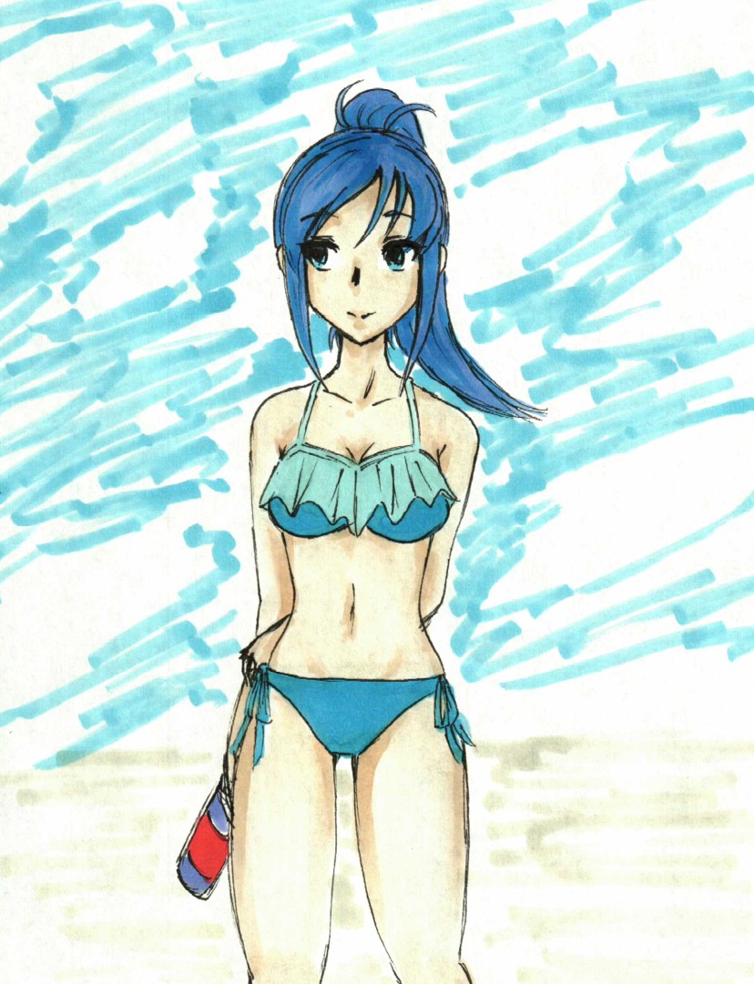 菱川六花 「りっかこえ。 」|沖庵のイラスト