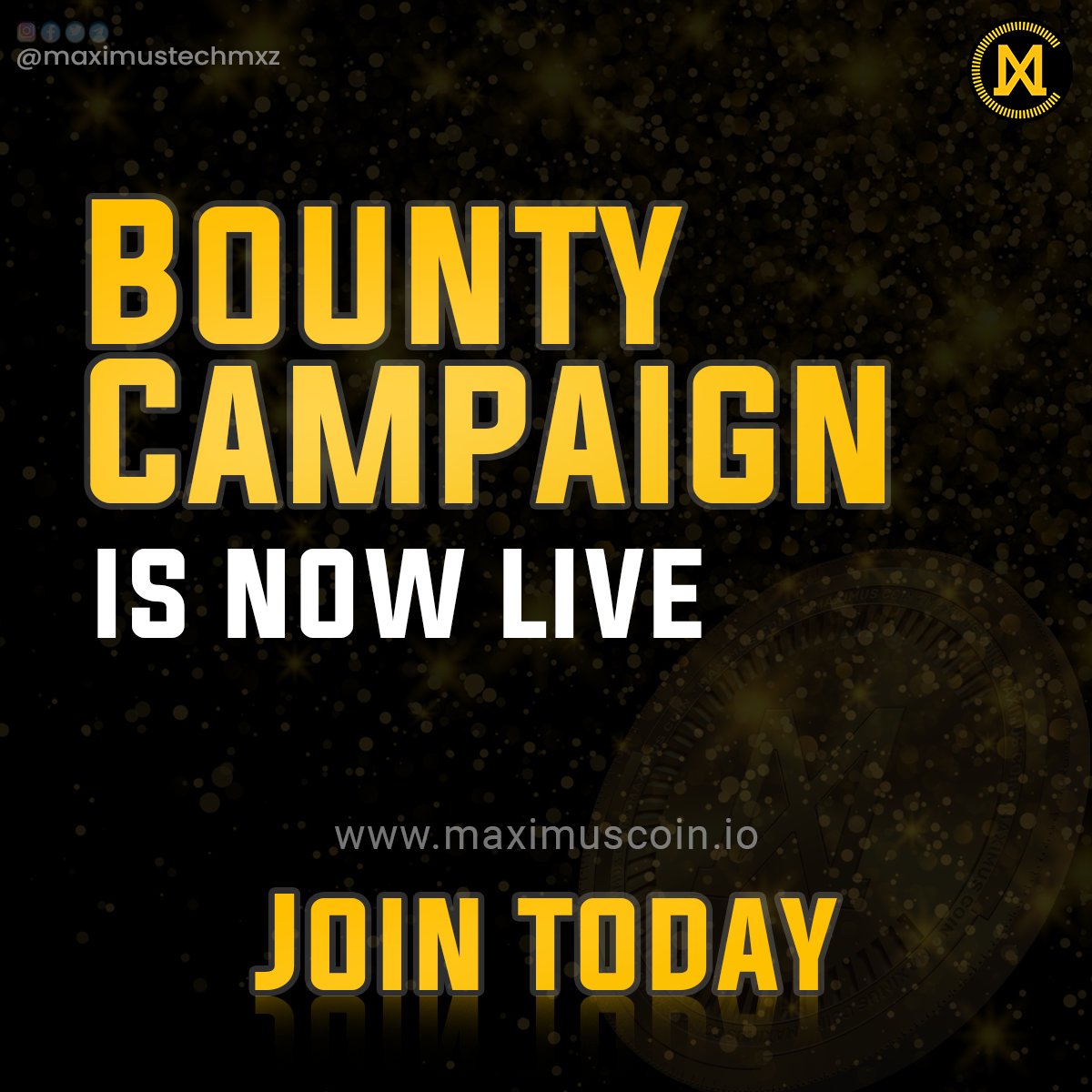 maximustechmxz's tweet photo. Bounty #campaign is live now .. JOIN TODAY
#maximustech #mxz #decentralizedcloudstorage #web3 #cryptocommunity #blockchain #decentralizationisthesolution #cryptocurrency #bounty #campaigns #campaignmarketing #areyouready #coming #campaignstrategy https://t.co/vBsrJCRQox