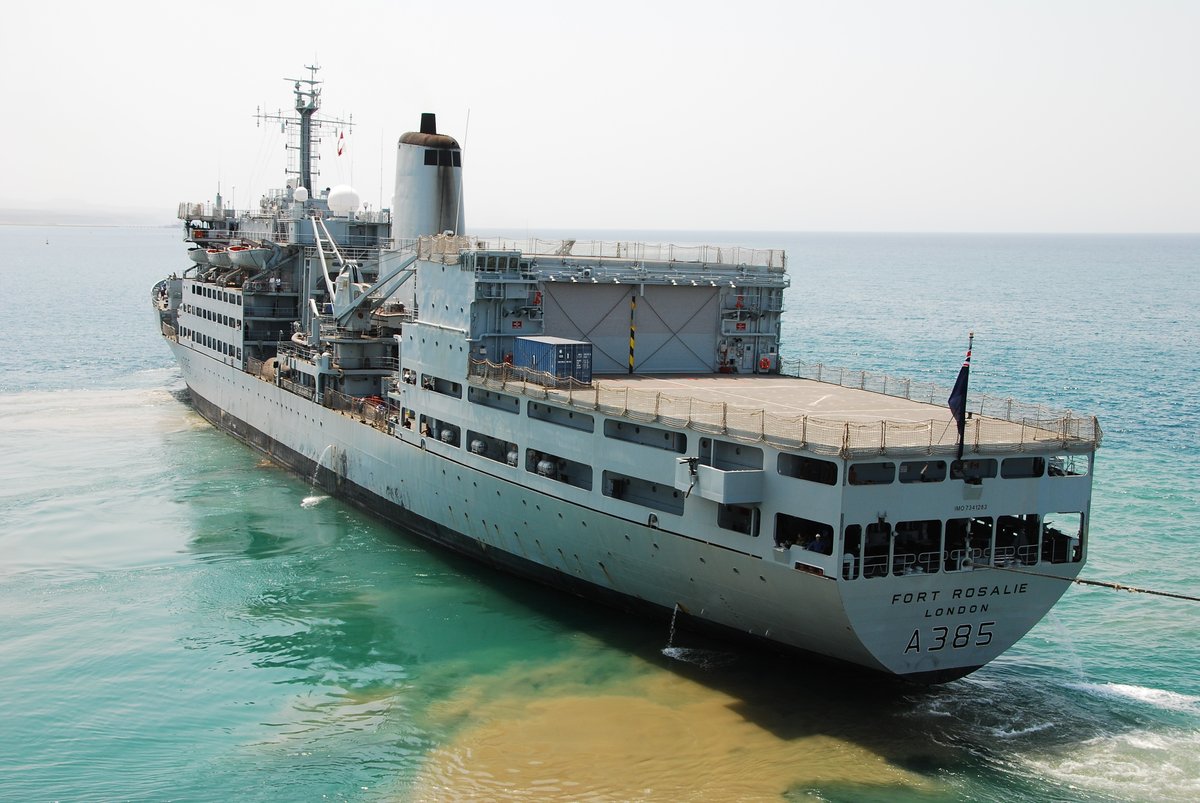 RfaNostalgia's tweet photo. OTD 10 years ago #RoyalFleetAuxiliary FORT ROSALIE sailing from Djibouti 🇩🇯 https://t.co/vhRbHtvJqe