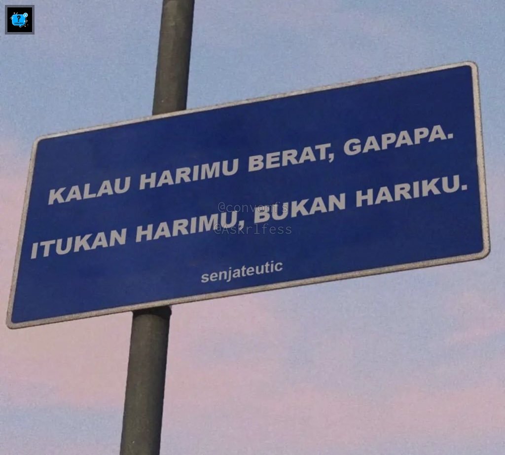 Askrlfess on Twitter "[askrl] besok senin"