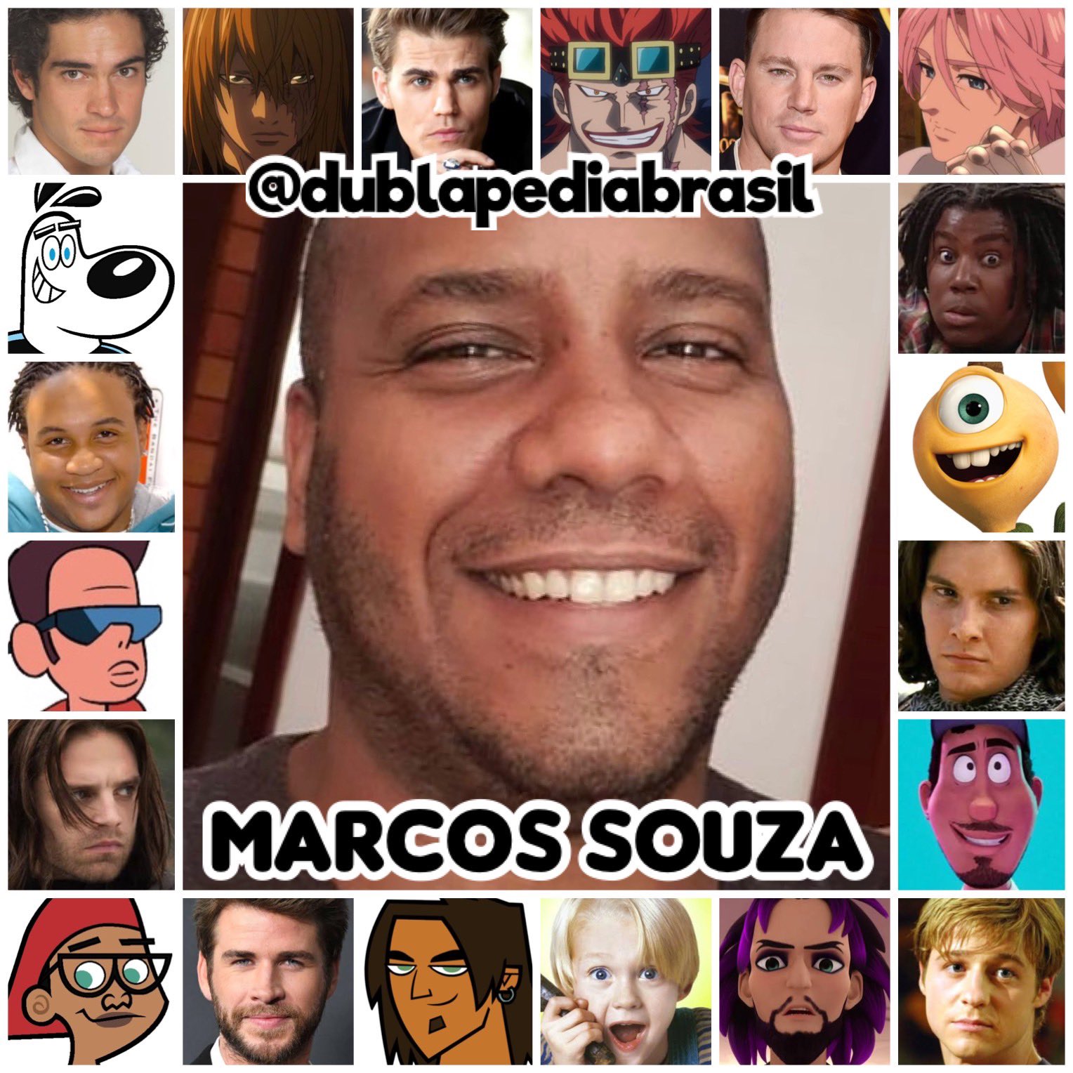 Marcos Souza, Dublapédia