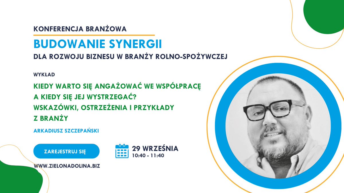 DOZEDO3's tweet photo. 👉 Kiedy warto się angażować we współpracę, a kiedy się jej wystrzegać?
👉 Jak budować relacje i sieci biznesowe?
👉 Co jest istotne przy projektach współtworzonych przez wiele podmiotów?
Zapowiada się mocny skład i ciekawe tematy👌
Rejestracja do 26.09. na naszej stronie www! https://t.co/n9J9v7DiZF