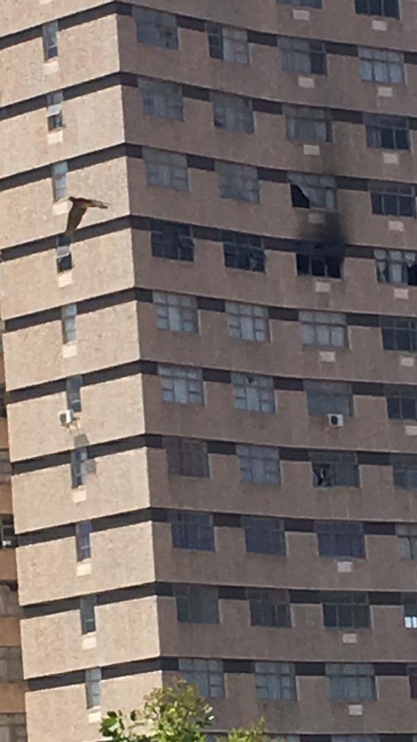 Brighton on Twitter "Earlier today Ascot Flats in Bulawayo caught fire