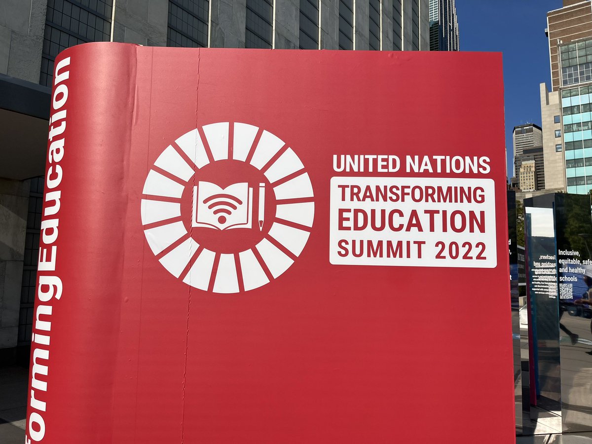 Privileged to be representing the GEC at the Transforming Education Summit in NY. Will be focused on the commitments and solutions for girls’ education. Let’s make ‘transformation for the most marginalised’ criteria for meaningful transformation in education!