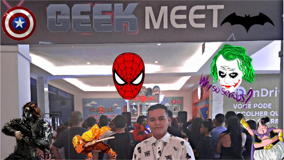 CanalSTARBOY's tweet photo. Evento geek meet no parque shopping 😸🎉
Link: https://t.co/sCSC1Mh1gk
Passem lá no canal :)
#anime #geekmeet #parqueshopping https://t.co/dvXpiiWw1C