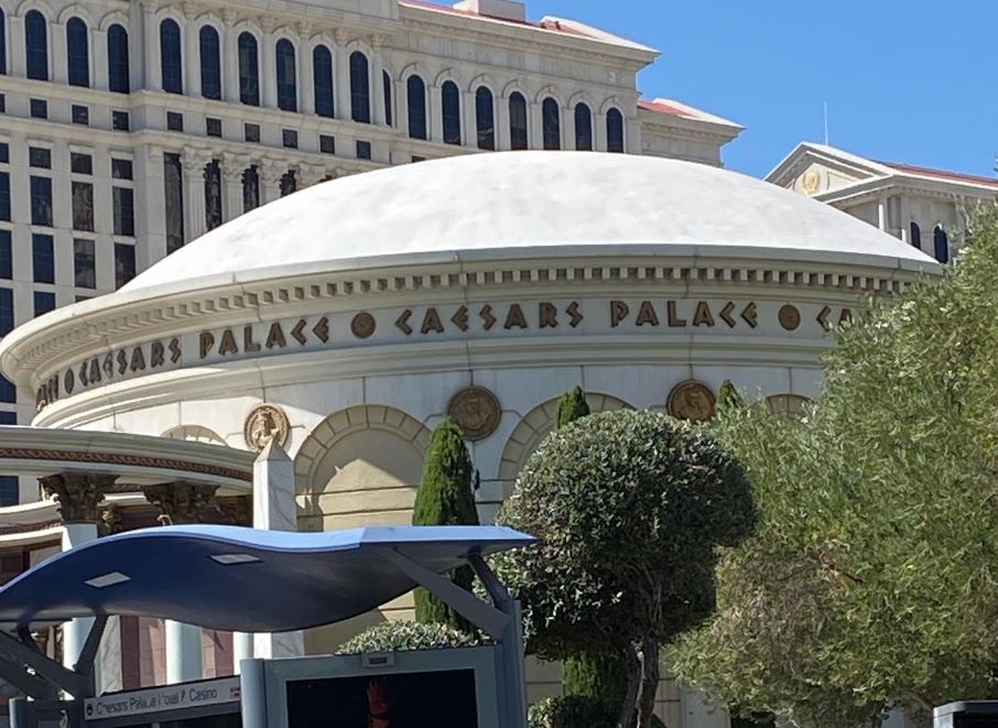 Question of the Day - What is the story behind the small domed building in front of Caesars Palace?