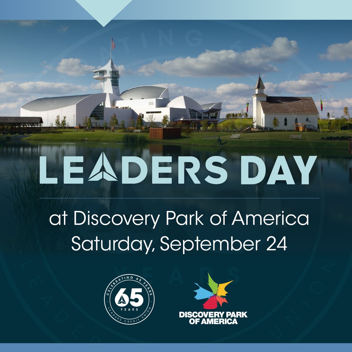 We are one week away from our 65 year celebration at Discovery Park of America! Entry vouchers are available at any branch and are good for admission for two. We are looking forward to celebrating 65 years of Leaders with you! Thank you for choosing Leaders! #ForwardAsOne