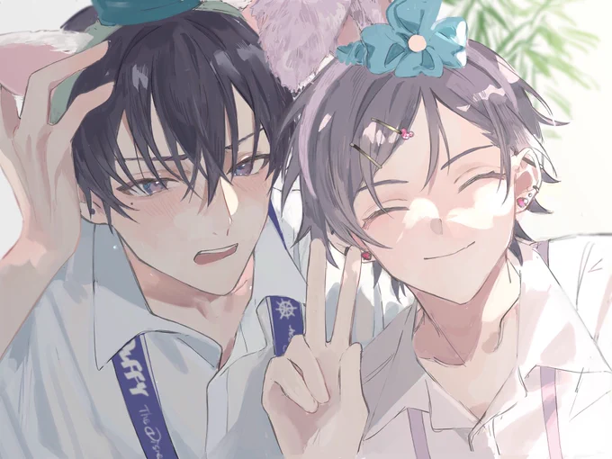 #自創作男子イラストフェス01二面性のある男が好き!顔のいい男も好き!で作られた危うい感じの自創作です 