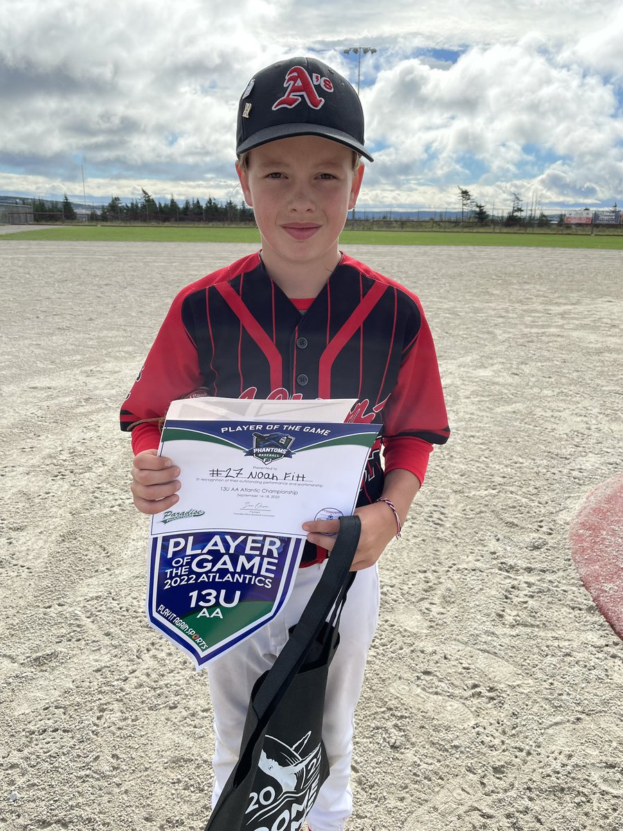 Congrats to this mornings players of the game, Cole Sweeney and Noah Fitt!