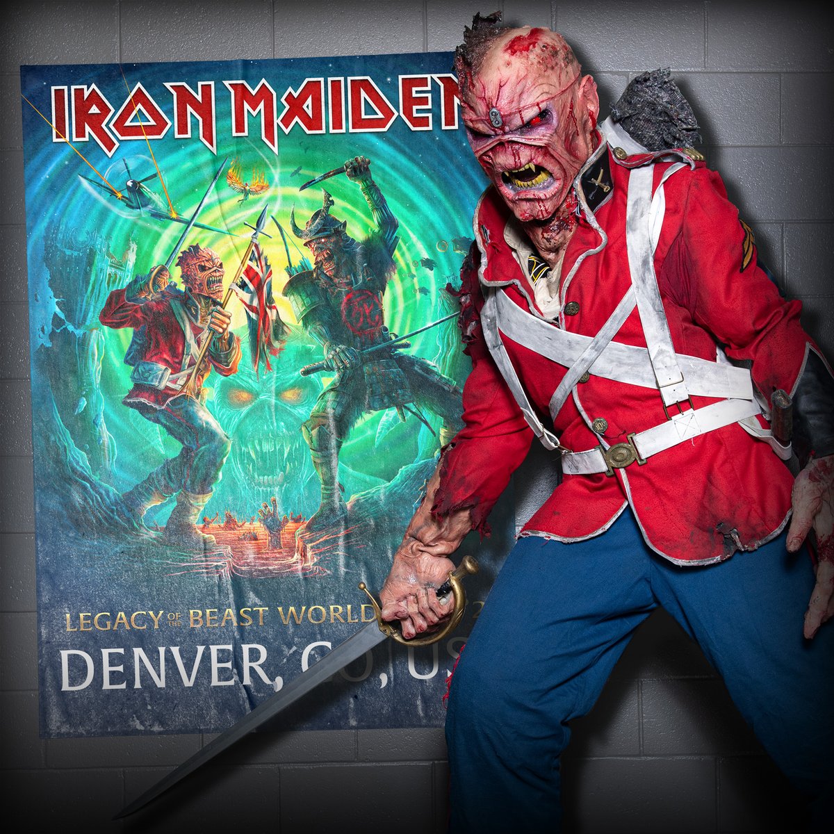 Scream for me Denver! #IronMaiden #LegacyOfTheBeastWorldTour