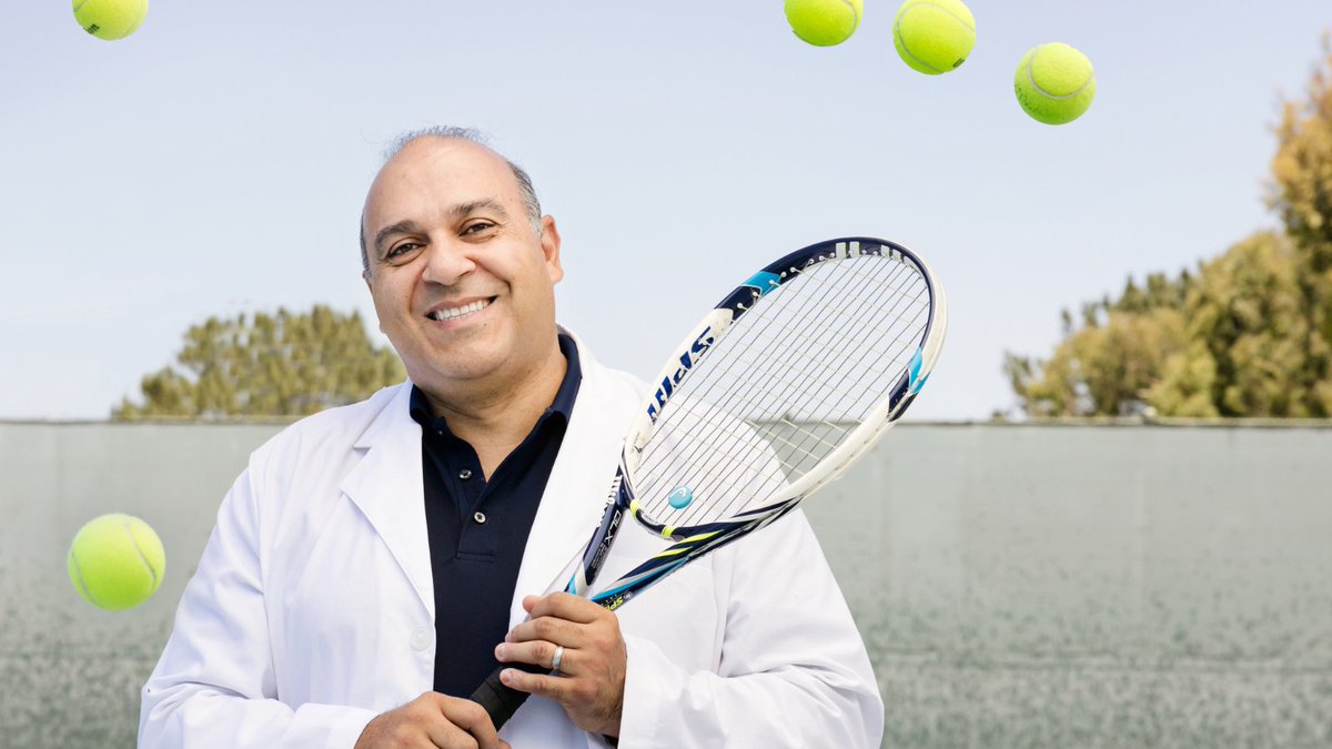 TMHealthSystem's tweet photo. Meet medical director of the Torrance Memorial Sleep Disorders Center and our hospital’s chief pulmonary physician, Dr. Khalid Eltawil, a sleep doctor who serves! 🎾 #MDLocal https://t.co/C6I1rRVOOT https://t.co/WonM7lM2ab