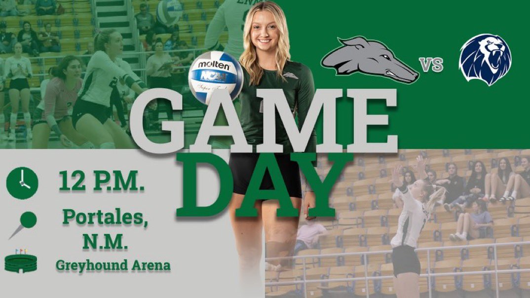 enmuvolleyball's tweet photo. Back at It!!!

🆚: UAFS
📍: Portales, N.M.
⏰: 12 p.m.
📊: https://t.co/NcjrmYh4aP
📺: https://t.co/lQV1lIuSad

#ENMU #ALLIN https://t.co/G2EUfkEvto