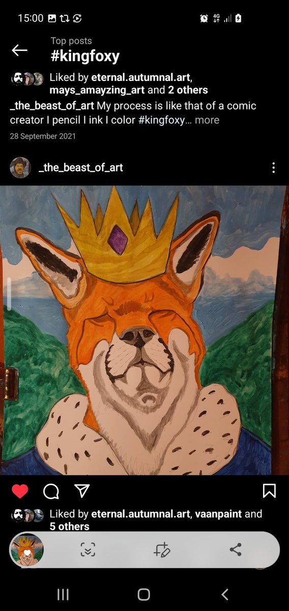 thebeastofart69's tweet photo. Eres a character im working on #kingfoxy #foxking #characterdesign #fox #kingofcornwall #artwork #ArtistOnTwitter #artforsale #cornishart #kernow #cornwallartist #cornishmade #cornishartistontwitter # https://t.co/jdX6pNJUVM