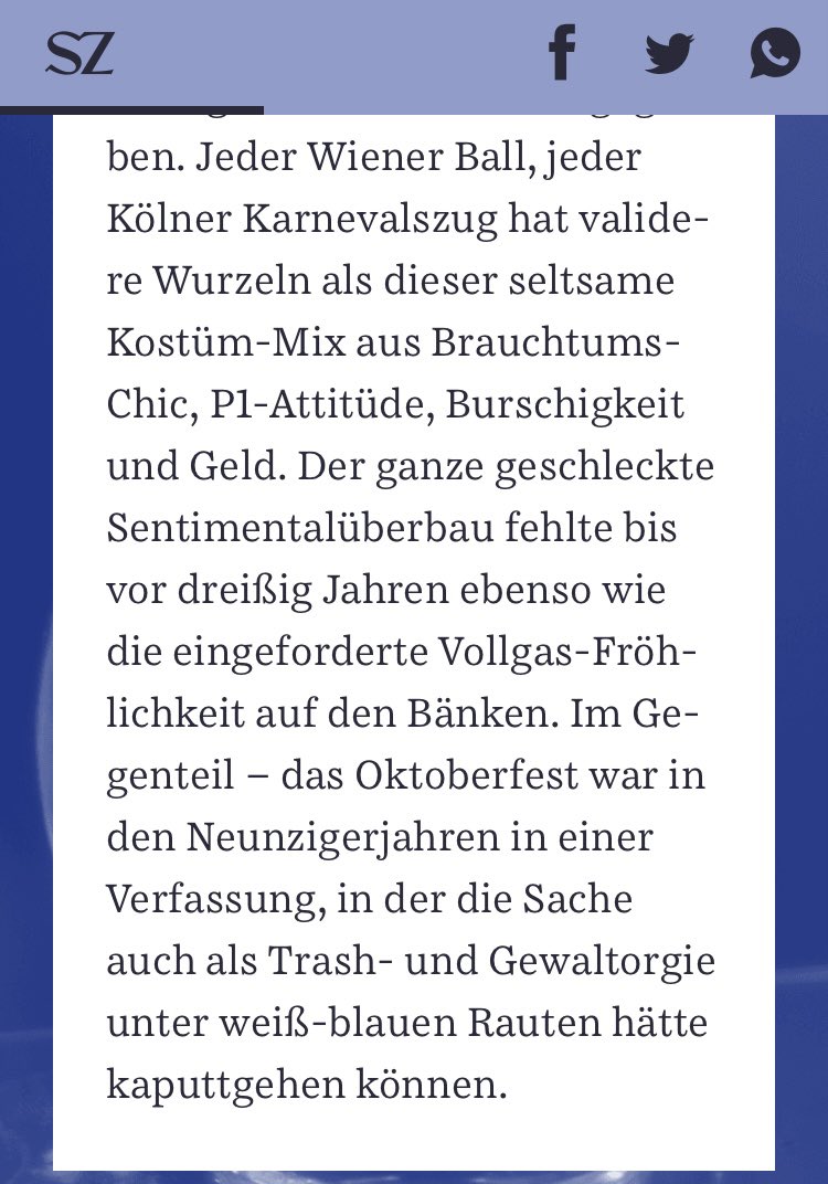 abspann's tweet photo. Das Schönste an diesem Diss ist, dass es als „Pro“-Stück in einem Pro&amp;Contra zur Wiesn läuft. 
https://t.co/BAlV6LCwaT https://t.co/TwG9LvmsMH