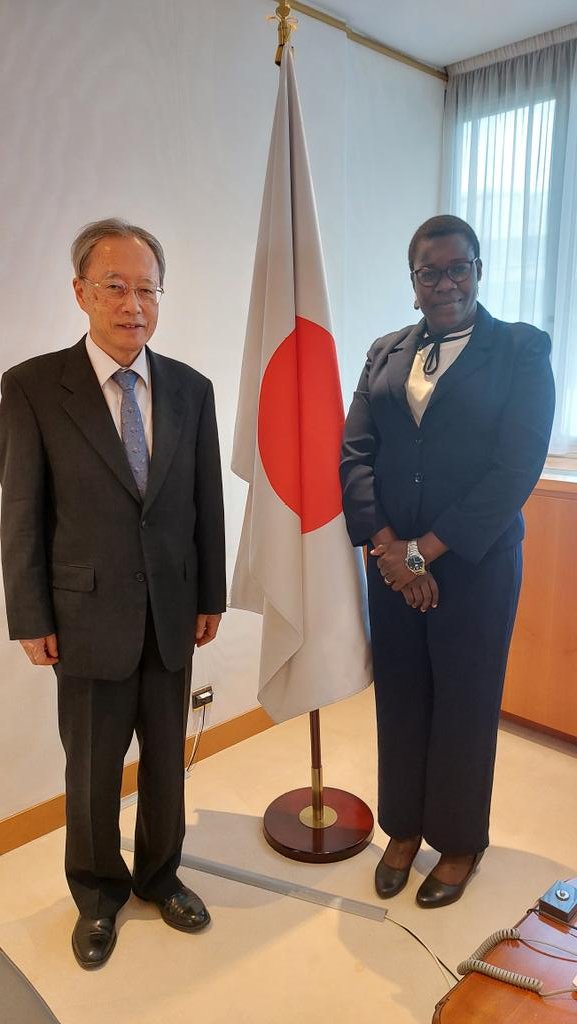 Yesterday i paid a courtesy call to Mr IHARA Junichi the Japan Amb to France. Japan has supported Uganda in a number of devn't projects that include rebuilding Kasubi tomb and the Nile Bridge etc bs of gd bilateral relationships @mofa @ugandainvest,@Tybisa @AnitaAmong