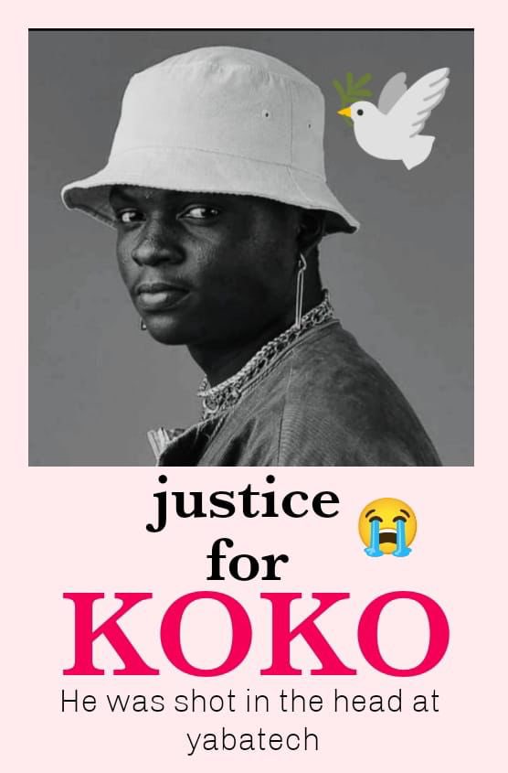 thehabeebaliu's tweet photo. Korede was shot dead in the head on Thursday night at Yabatech 3wks after someone else got shot. No one deserves this, Korede didn’t deserve this! Pls Korede should get JUSTICE!
It’s Korede today, who’s next? #justiceforkoko
@PoliceNG @SavvyRinu @mrmacaroni https://t.co/aQl0MGtrkd